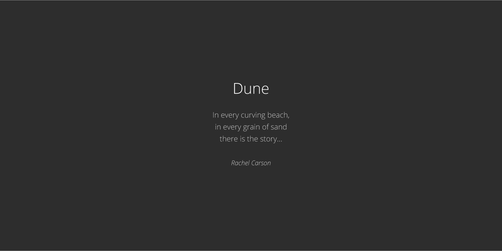 Artist Statement Dune V2
